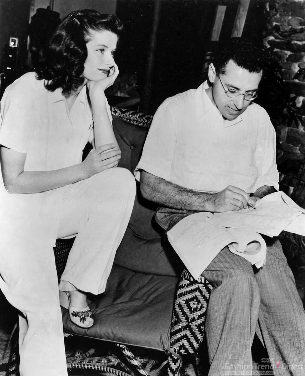 12. 《費城故事》中的凱瑟琳•赫本（Katharine Hepburn）和導演喬治庫克（George Cukor）。