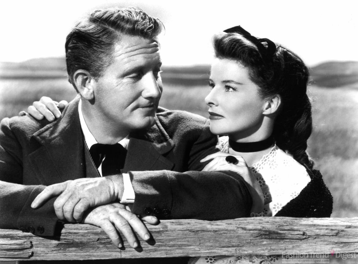 17. 凯瑟琳•赫本（Katharine Hepburn）与Spencer Tracy。