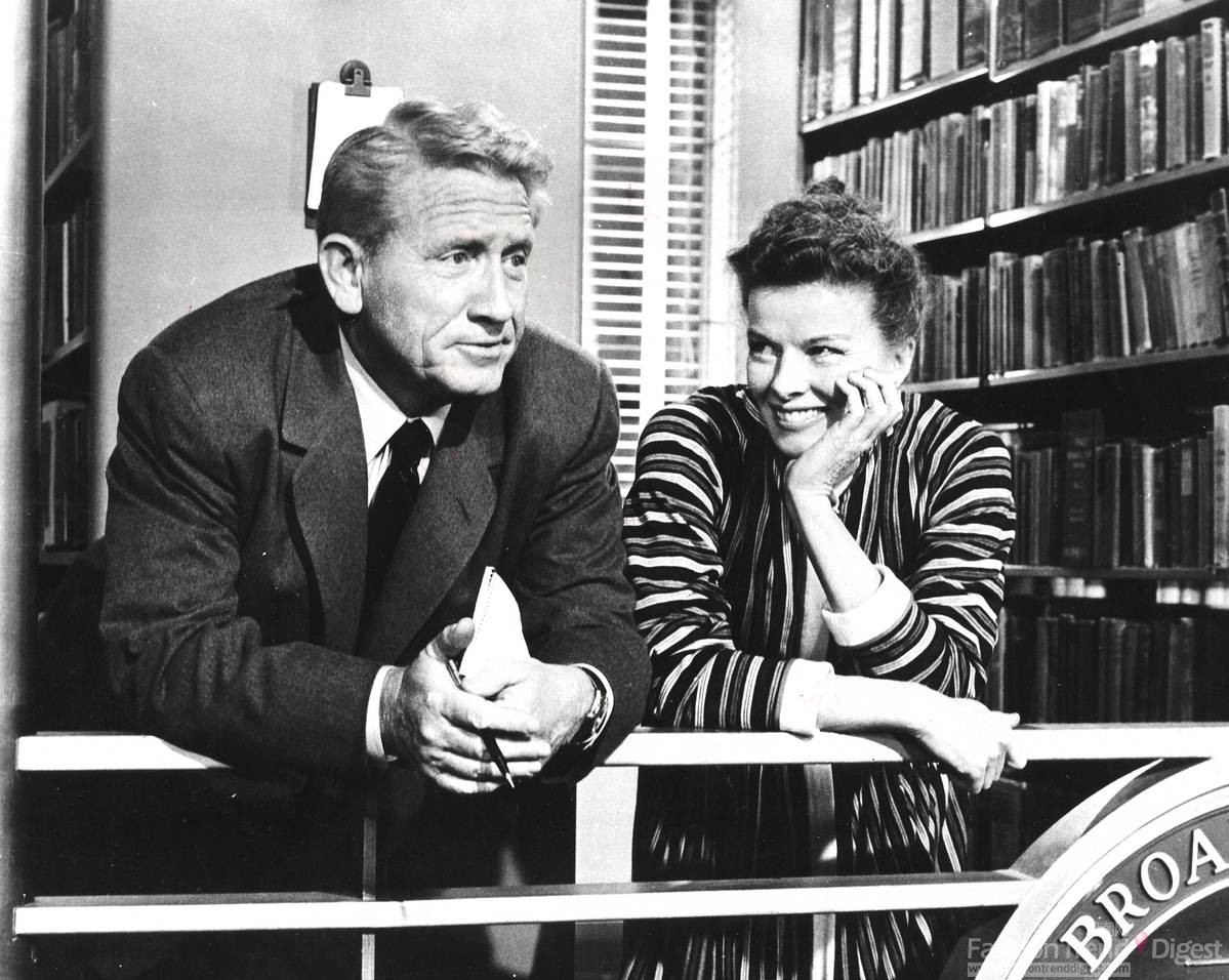 19. 凯瑟琳•赫本（Katharine Hepburn）与Spencer Tracy。