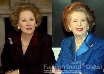 14. 梅丽尔•斯特里普（Meryl Streep）在电影中扮演撒切尔夫人（Margaret Thatcher）。梅丽尔获得过17次奥斯卡提名，3樽小金人，嘎纳影后，柏林影后，26次金球提名，8次获奖，3次艾美提名，2次获奖......无数的奖项与赞誉。